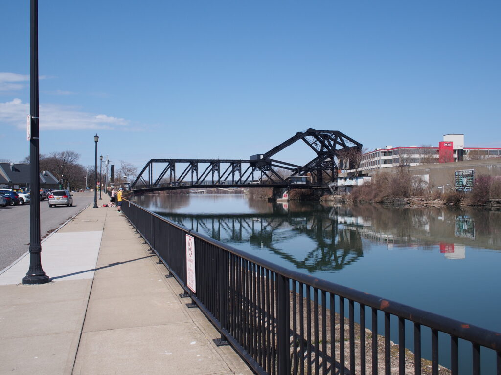 Lift Bridge, Buffalo NY Spring 2024 -- photo by katt@cativerse.com